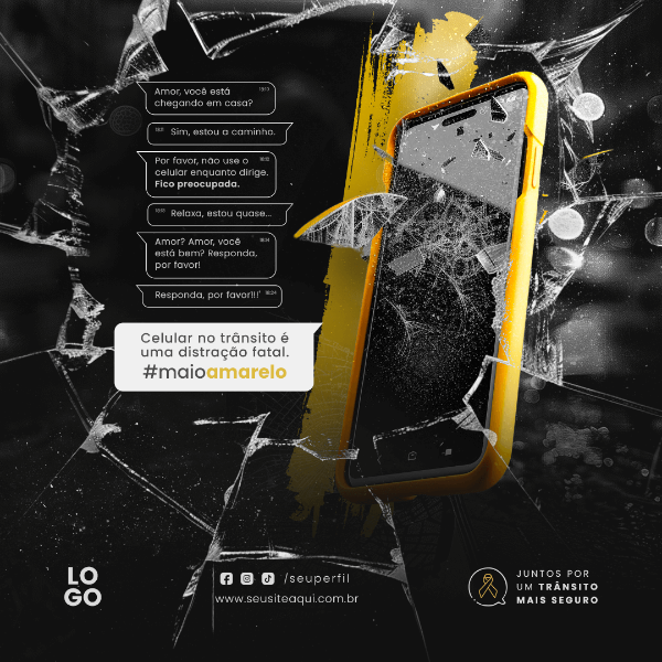 MAIO AMARELO - JUNTOS POR UM TRANSITO MAIS SEGURO