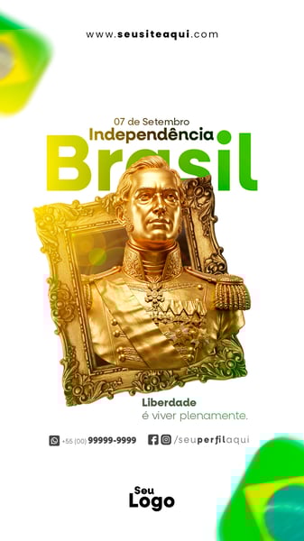 STORY DIA DA INDEPENDÊNCIA DO BRASIL PRANCHETA 17