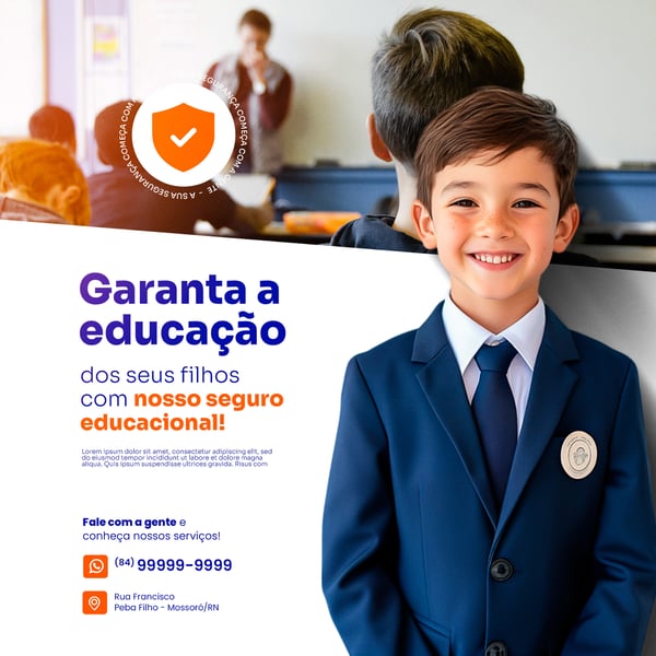 SEGURADORA - SEGURO EDUCAÇÃO PARA SEU FILHO