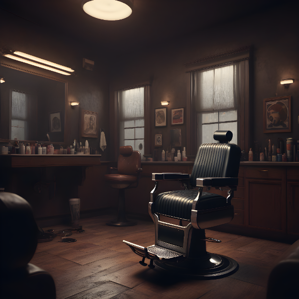 SALÃO DE BARBEARIA - BACKGROUND PARA COMPOSIÇÃO