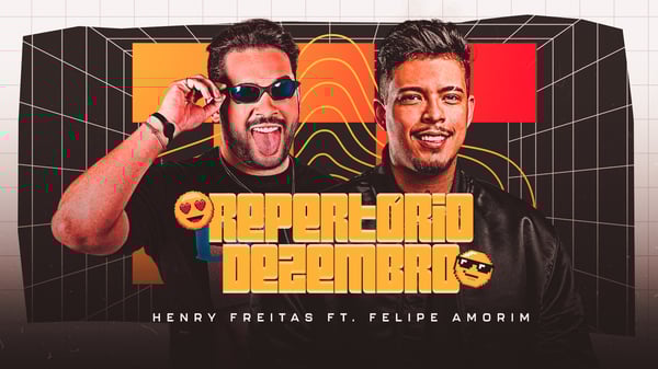 FLYER THUMB CAPA CD BANNER YOUTUBE REPERTÓRIO NOVO FELIPE AMORIM PSD EDITÁVEL