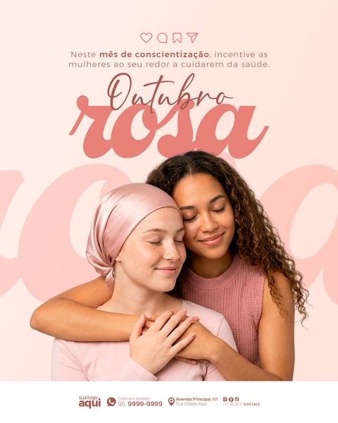 Social Media Campanha Outubro Rosa