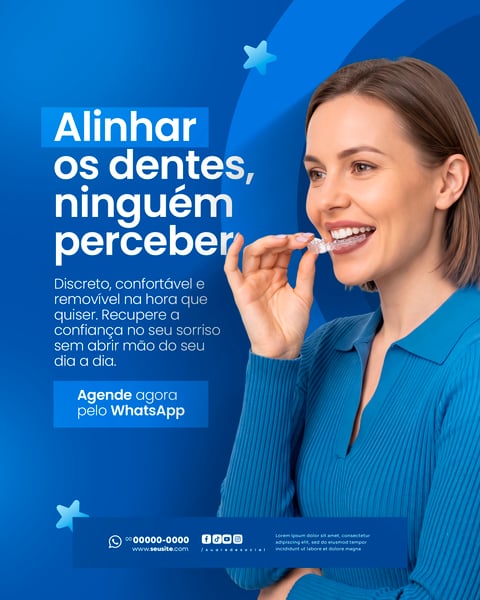 CLÍNICA ODONTOLÓGICA SOCIAL MEDIA PSD EDITÁVEL 6