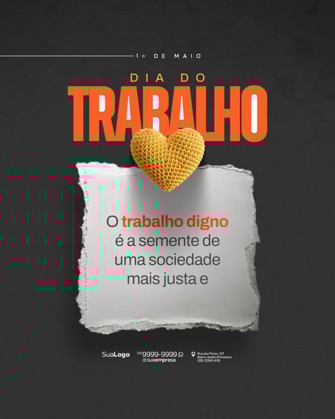 SOCIAL MEDIA DIA DO TRABALHO