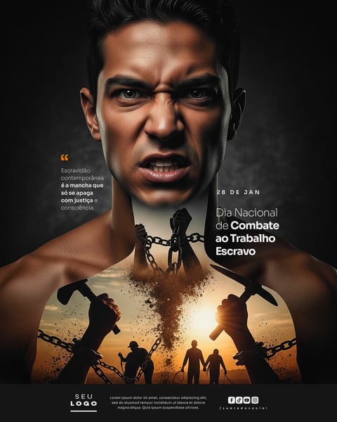 DIA NACIONAL DE COMBATE AO TRABALHO ESCRAVO 28 DE JANEIRO SOCIAL MEDIA PSD EDITÁVEL (2)