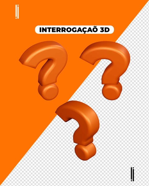 PONTO DE INTERROGAÇÃO | ELEMENTO 3D