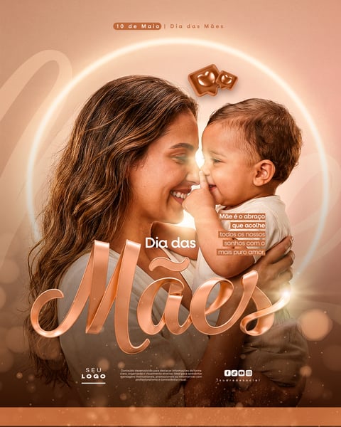 DIA DAS MÃES 10 DE MAIO SOCIAL MEDIA PSD EDITÁVEL 3
