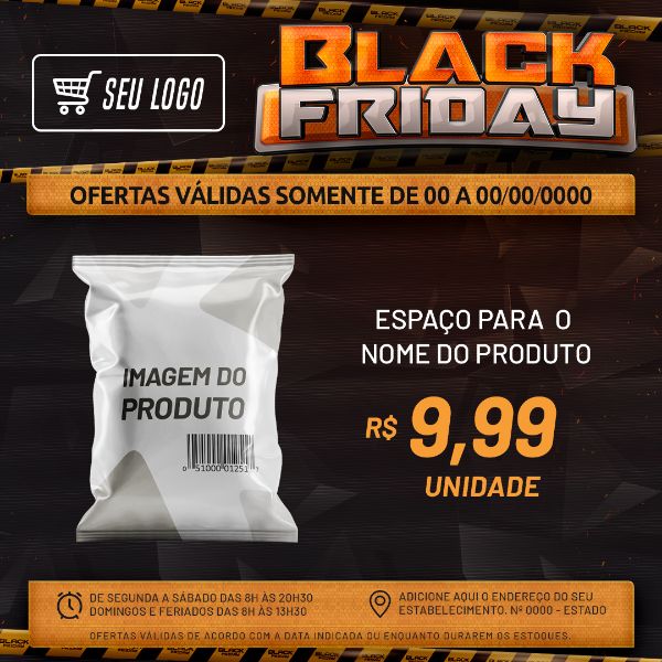 FOLHETO BLACK FRIDAY - 1 PRODUTO