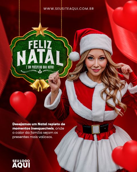 POST FEED | FELIZ NATAL | MERRY CHRISTMAS | PSD EDITÁVEL