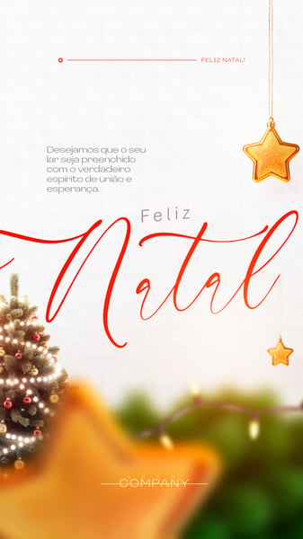 FELIZ NATAL 25 DE DEZEMBRO BOAS FESTAS FLYER SOCIAL MEDIA PSD EDITÁVEL 2 STORY