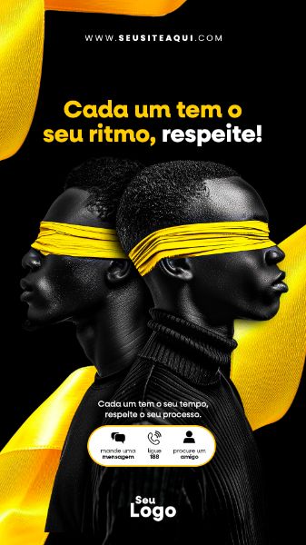 STORY - SETEMBRO AMARELO | SOCIAL MEDIA - PSD EDITÁVEL
