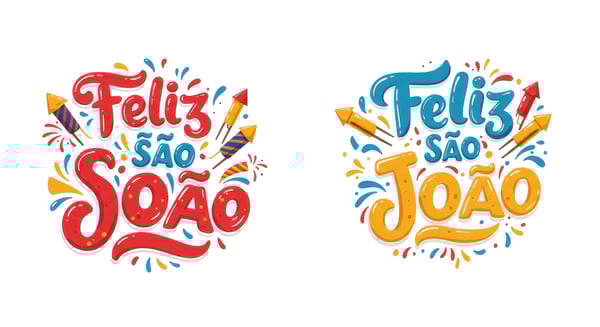 Lettering São João
