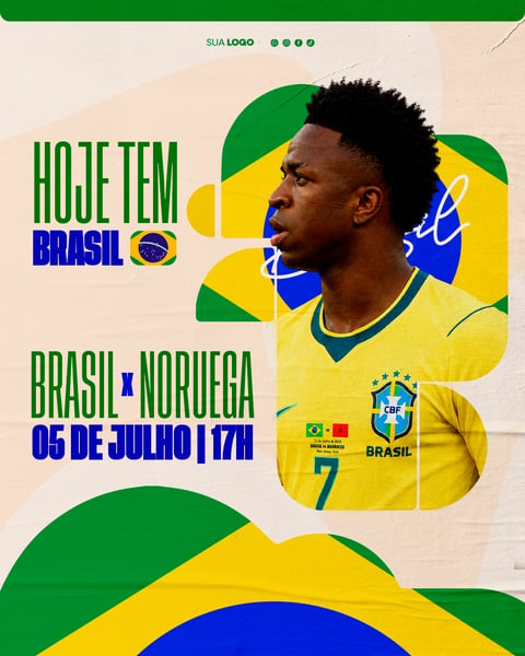 COPA DO MUNDO FUTEBOL BRASIL X NORUEGA VINI JR