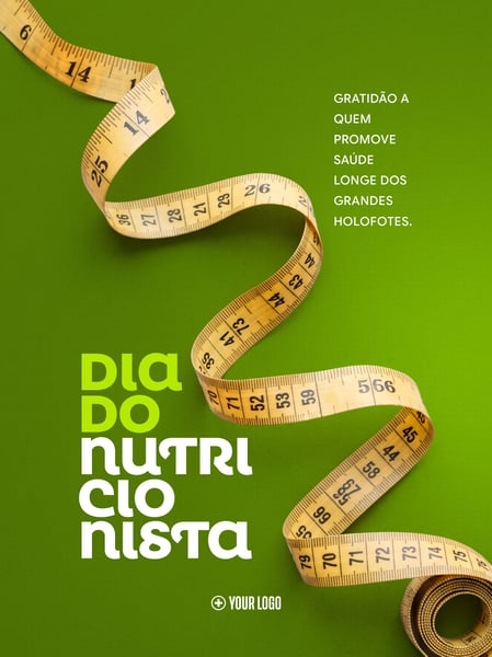 SAÚDE DIA DO NUTRICIONISTA SOCIAL MEDIA FLYER PSD EDITÁVEL