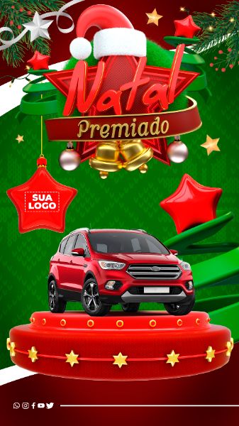 STORY NATAL PREMIADO PSD EDITÁVEL