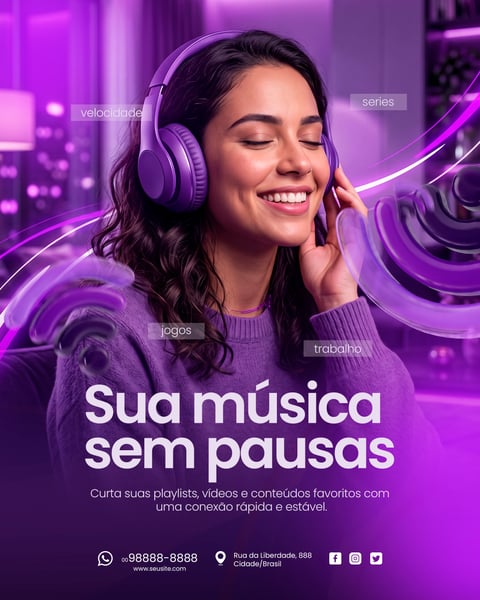 PROVEDOR DE INTERNET SOCIAL MEDIA PSD EDITÁVEL 2