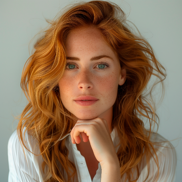 UMA LINDA MULHER RUIVA - IMAGEM
