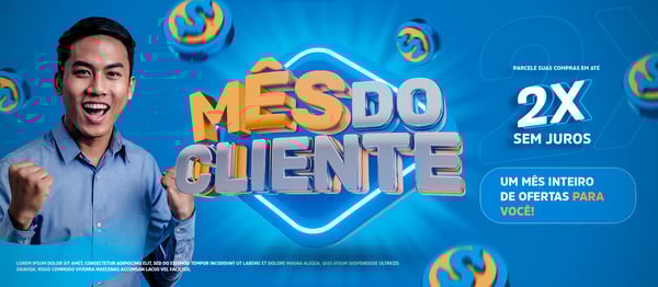 LOJA MÊS DO CLIENTE BANNER