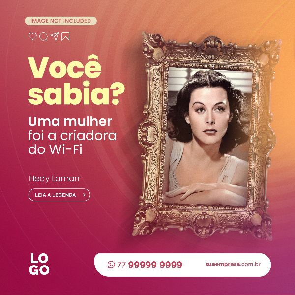 UMA MULHER FOI A CRIADORA DO WI-FI - INTERNET