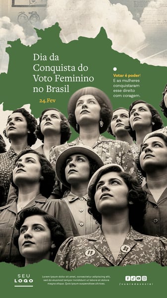 DIA DA CONQUISTA DO VOTO FEMININO NO BRASIL
