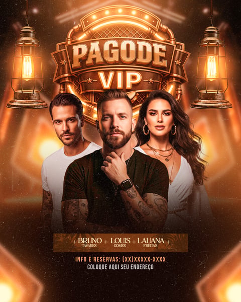 FLYERS PARA EVENTOS PAGODE VIP FEED