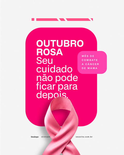 OUTUBRO ROSA CAMPANHA SOCIAL MEDIA PSD 10