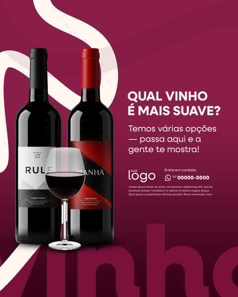 SOCIAL MEDIA LOJA DE VINHOS
