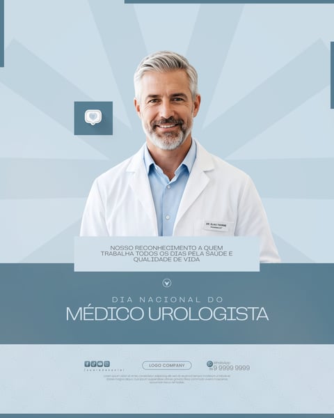 DIA DO MÉDICO UROLOGISTA HOMENAGEM ESPECIAL SOCIAL MEDIA PSD EDITÁVEL 4