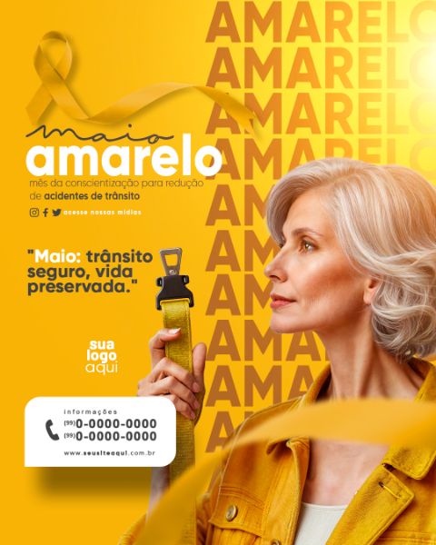 MAIO AMARELO PREVENÇÃO AOS ACIDENTES DE TRÂNSITO