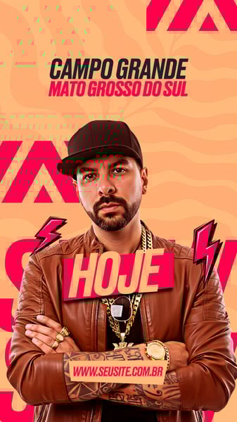 FLYER EVENTO AGENDA PSD STORY 75