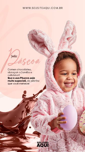 STORY - FELIZ PÁSCOA | PSD EDITÁVEL