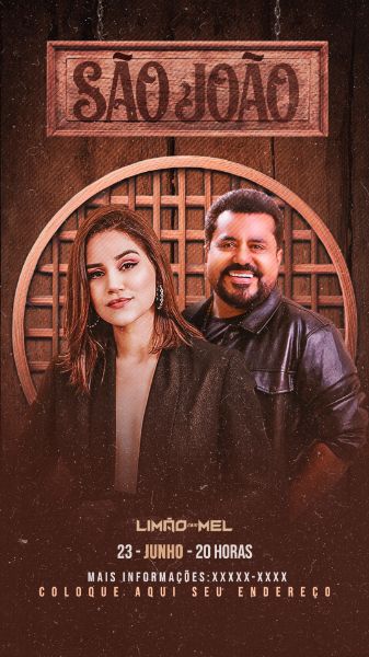 SÃO JOÃO NOITE RÚSTICA STORY