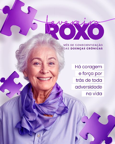 CAMPANHA | FEVEREIRO ROXO -  SOCIAL MEDIA