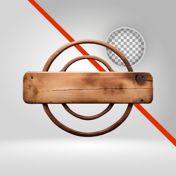 CÍRCULO DE MADEIRA, ELIPSE VAZIA, ELEMENTO 3D PNG, FUNDO TRANSPARENTE, PLACA PRA TEXTO, COMPOSIÇÃO EVENTO, SHOW