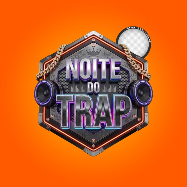 EMBLEMA 3D NOITE DO TRAP