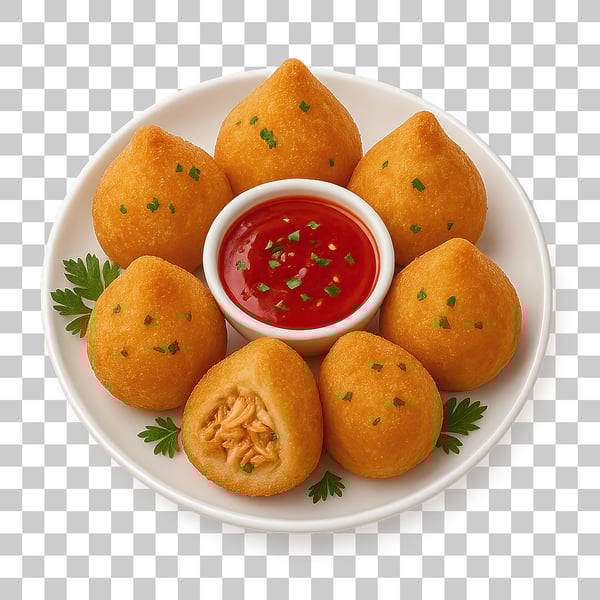 SOCIAL MEDIA IMAGEM COMIDA COXINHA