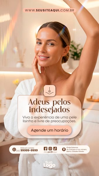 STORY DEPILAÇÃO A LASER SOCIAL MEDIA PSD EDITÁVEL 03