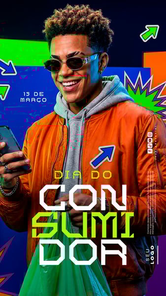 DIA DO CONSUMIDOR 15 DE MARÇO STORY SOCIAL MEDIA PSD EDITÁVEL 2