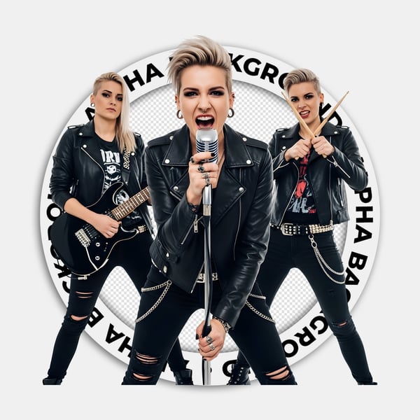 MULHERES ROCKEIRAS UMA CANTORA UMA GUITARRISTA E UMA BATERISTA 01