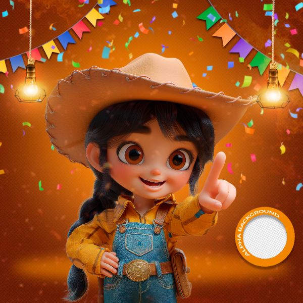 MASCOTES DE FESTA JUNINA MODELO 54