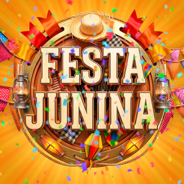 SELO 3D PARA EVENTOS DE SÃO JOÃO MODELO 15