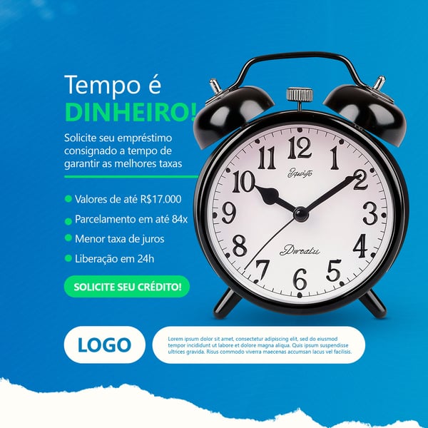 EMPRÉSTIMO FGTS FINANÇAS SOCIAL MEDIA POST FEED