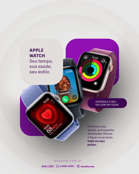 APPLE WATCH - POST PSD EDITÁVEL