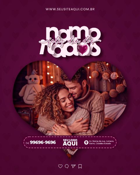 FEED VERTICAL - FELIZ DIA DOS NAMORADOS - VALENTINE'S DAY | SOCIAL MEDIA