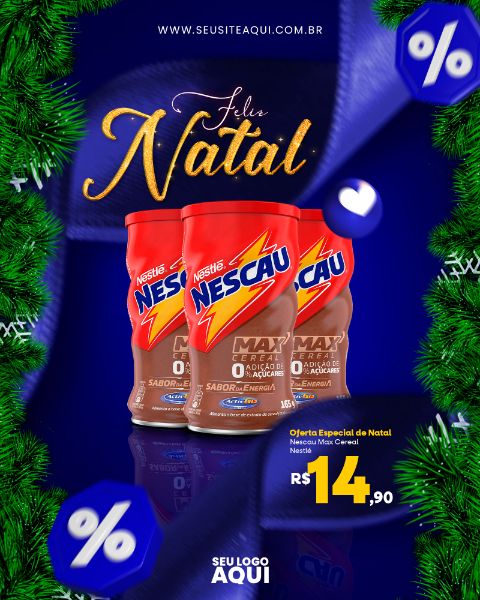 POST FEED | FELIZ NATAL | MERRY CHRISTMAS | PSD EDITÁVEL