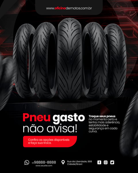 MECÂNICA DE MOTOS SOCIAL MEDIA PSD EDITÁVEL 1