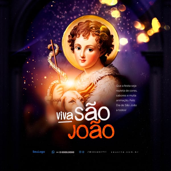 DGV DIA DE SÃO JOÃO 24 DE JUNHO SOCIAL MEDIA POST PSD TEMPLATE 5