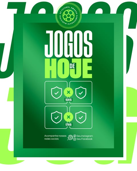 Social Media Confronto de Futebol