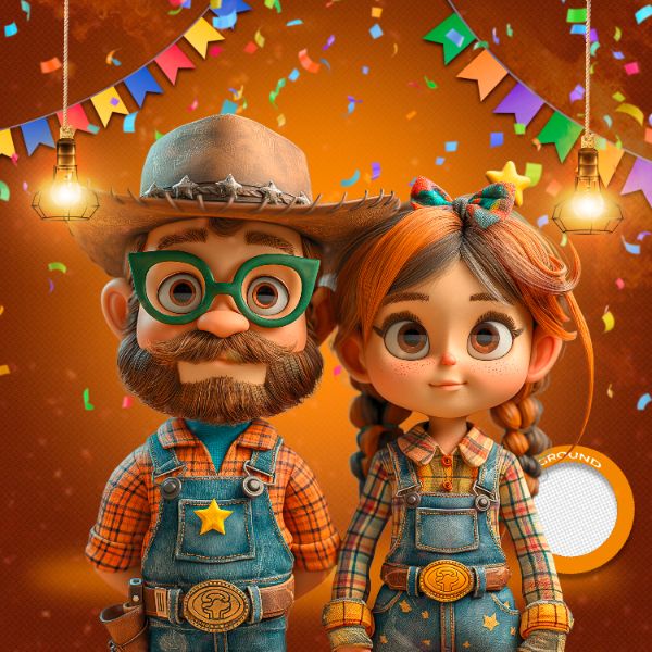 MASCOTES DE FESTA JUNINA MODELO 188