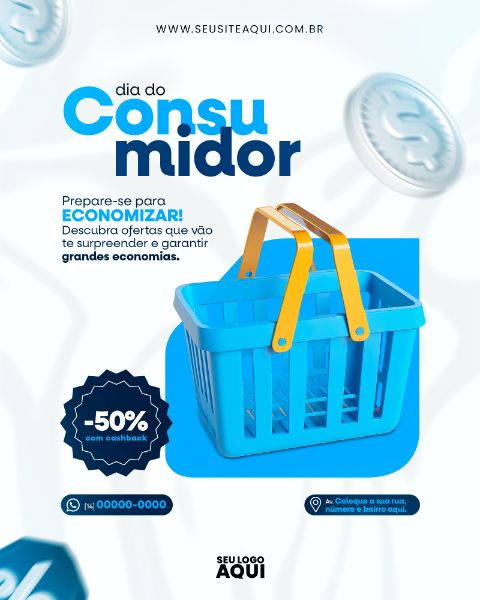 FEED - DIA DO CONSUMIDOR | PSD EDITÁVEL